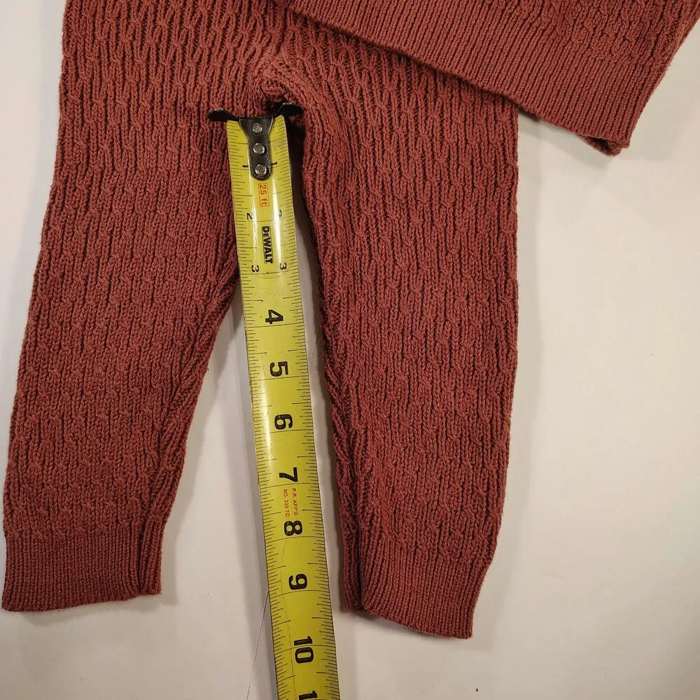 Jessica Simpson Baby Girl 18M Pink Cable Knit Sweater Pants Set Cottagecore